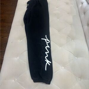 PINK Victoria's Secret Black Joggers